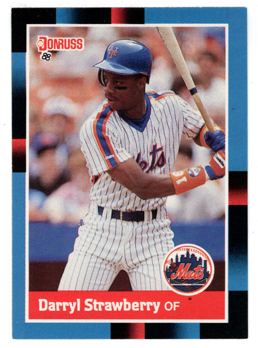 I received my 1988 New York Mets Darryl Strawberry Batting