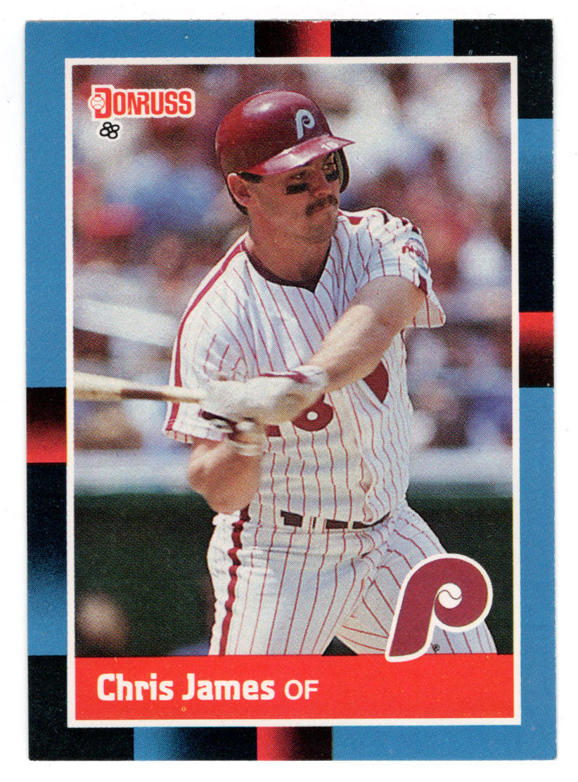 Chris James - Philadelphia Phillies (MLB Baseball Card) 1988 Donruss # 453 Mint