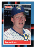 Jay Aldrich - Milwaukee Brewers (MLB Baseball Card) 1988 Donruss # 460 Mint