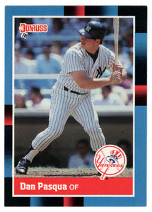 Dan Pasqua - New York Yankees (MLB Baseball Card) 1988 Donruss # 463 Mint
