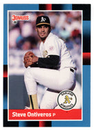 Steve Ontiveros - Oakland Athletics (MLB Baseball Card) 1988 Donruss # 467 Mint