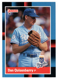 Dan Quisenberry - Kansas City Royals (MLB Baseball Card) 1988 Donruss # 471 Mint