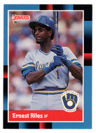 Ernest Riles - Milwaukee Brewers (MLB Baseball Card) 1988 Donruss # 478 Mint
