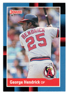 George Hendrick - California Angels (MLB Baseball Card) 1988 Donruss # 479 Mint