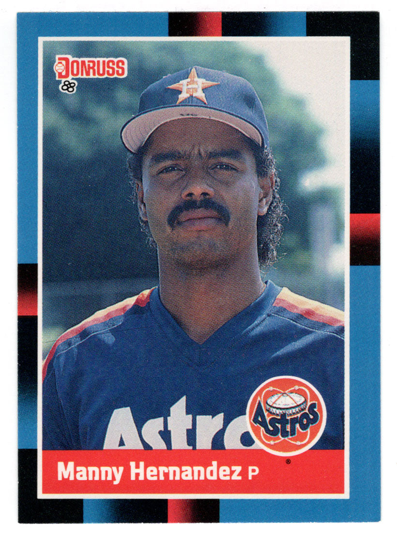 Manny Hernandez - Houston Astros (MLB Baseball Card) 1988 Donruss