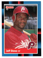 Jeff Stone - Philadelphia Phillies (MLB Baseball Card) 1988 Donruss # 482 Mint