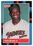 Chris Brown - San Diego Padres (MLB Baseball Card) 1988 Donruss # 483 Mint