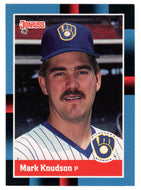 Mark Knudson - Milwaukee Brewers (MLB Baseball Card) 1988 Donruss # 495 Mint
