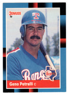 Geno Petralli - Texas Rangers (MLB Baseball Card) 1988 Donruss # 506 Mint