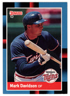 Mark Davidson - Minnesota Twins (MLB Baseball Card) 1988 Donruss # 519 Mint