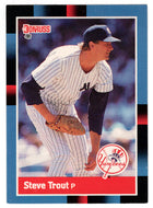 Steve Trout - New York Yankees (MLB Baseball Card) 1988 Donruss # 524 Mint