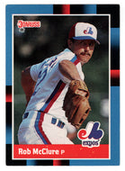 Bob McClure - Montreal Expos (MLB Baseball Card) 1988 Donruss # 529 Mint