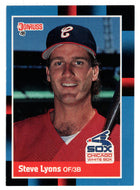 Steve Lyons - Chicago White Sox (MLB Baseball Card) 1988 Donruss # 532 Mint