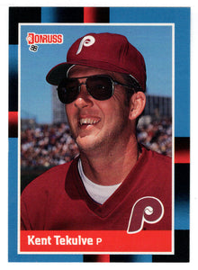 Philadelphia Phillies Kent Tekulve signed 1988 Donruss Card