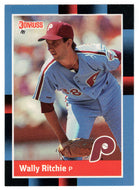 Wally Ritchie - Philadelphia Phillies (MLB Baseball Card) 1988 Donruss # 555 Mint