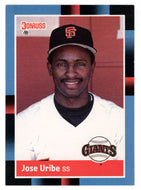Jose Uribe - San Francisco Giants (MLB Baseball Card) 1988 Donruss # 559 Mint