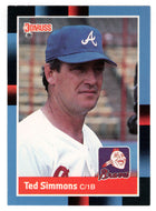 Ted Simmons - Atlanta Braves (MLB Baseball Card) 1988 Donruss # 560 Mint