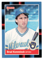 Brad Komminsk - Milwaukee Brewers (MLB Baseball Card) 1988 Donruss # 583 Mint