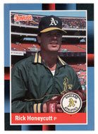 Rick Honeycutt - Oakland Athletics (MLB Baseball Card) 1988 Donruss # 590 Mint
