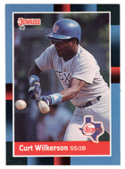 Curt Wilkerson - Texas Rangers (MLB Baseball Card) 1988 Donruss # 592 Mint