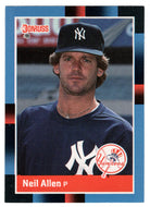 Neil Allen - New York Yankees (MLB Baseball Card) 1988 Donruss # 597 Mint