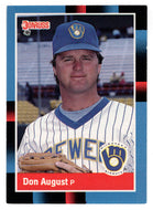 Don August - Milwaukee Brewers (MLB Baseball Card) 1988 Donruss # 602 Mint