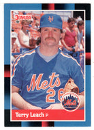 Terry Leach - New York Mets (MLB Baseball Card) 1988 Donruss # 603 Mint