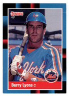 Barry Lyons - New York Mets (MLB Baseball Card) 1988 Donruss # 619 Mint