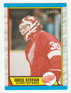 Greg Stefan - Detroit Red Wings (NHL Hockey Card) 1989-90 O-Pee-Chee # 23 Mint