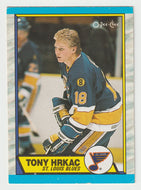 Tony Hrkac - St. Louis Blues (NHL Hockey Card) 1989-90 O-Pee-Chee # 64 Mint