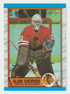 Alain Chevrier - Chicago Blackhawks (NHL Hockey Card) 1989-90 O-Pee-Chee # 132 Mint