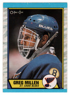 Greg Millen - St. Louis Blues (NHL Hockey Card) 1989-90 O-Pee-Chee # 137 Mint