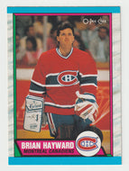 Brian Hayward - Montreal Canadiens (NHL Hockey Card) 1989-90 O-Pee-Chee # 237 Mint