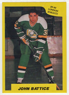John Battice - London Knights (OHL Hockey Card) 1989-90 7th Inning Sketch # 29 Mint