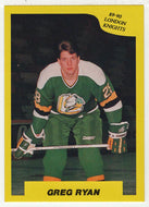 Greg Ryan - London Knights (OHL Hockey Card) 1989-90 7th Inning Sketch # 33 Mint