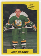 Jeff Hogden - London Knights (OHL Hockey Card) 1989-90 7th Inning Sketch # 46 Mint