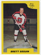 Brett Seguin - Ottawa 67's (OHL Hockey Card) 1989-90 7th Inning Sketch # 49 Mint