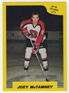Joey McTamney - Ottawa 67's (OHL Hockey Card) 1989-90 7th Inning Sketch # 63 Mint