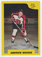 Andrew Brodie - Ottawa 67's (OHL Hockey Card) 1989-90 7th Inning Sketch # 68 Mint