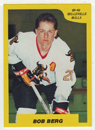 Bob Berg - Belleville Bulls (OHL Hockey Card) 1989-90 7th Inning Sketch # 72 Mint