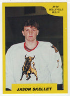 Jason Skellett - Belleville Bulls (OHL Hockey Card) 1989-90 7th Inning Sketch # 91 Mint