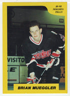 Brian Mueggler - Niagara Falls Thunder (OHL Hockey Card) 1989-90 7th Inning Sketch # 127 Mint