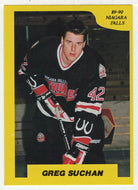 Greg Suchan - Niagara Falls Thunder (OHL Hockey Card) 1989-90 7th Inning Sketch # 133 Mint