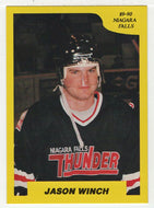 Jason Winch - Niagara Falls Thunder (OHL Hockey Card) 1989-90 7th Inning Sketch # 135 Mint