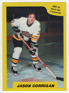 Jason Corrigan - North Bay Centennials (OHL Hockey Card) 1989-90 7th Inning Sketch # 153 Mint