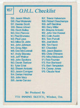 Load image into Gallery viewer, Checklist # 2 (# 89 – # 176) (OHL Hockey Card) 1989-90 7th Inning Sketch # 167 Mint
