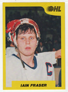 Iain Fraser - Oshawa Generals - Memorial Cup MVP (OHL Hockey Card) 1989-90 7th Inning Sketch # 198 Mint
