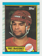 Tony McKegney - Detroit Red Wings (NHL Hockey Card) 1989-90 Topps # 4 Mint