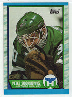 Peter Sidorkiewicz RC - Hartford Whalers (NHL Hockey Card) 1989-90 Topps # 11 Mint