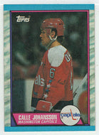 Calle Johansson RC - Washington Capitals (NHL Hockey Card) 1989-90 Topps # 16 Mint